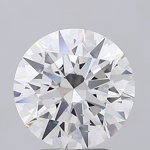 4.05 Carat Round Cut Lab Grown