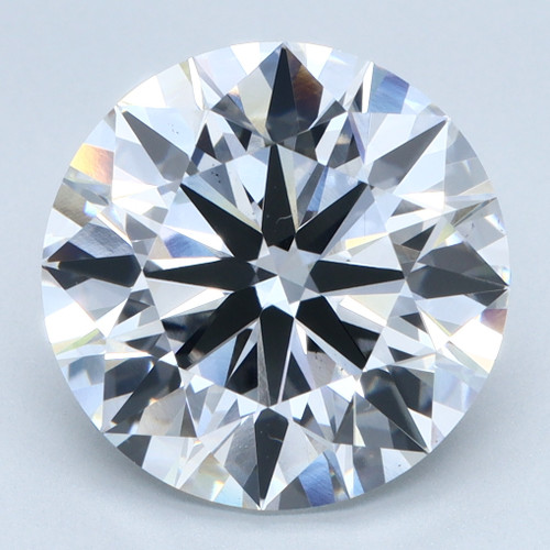 5.61 Carat Round Cut Lab Grown