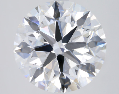 6.02 Carat Round Cut Lab Grown