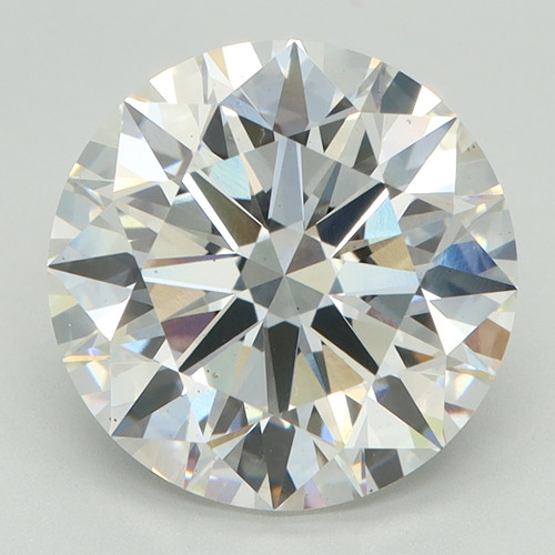 4.07 Carat Round Cut Lab Grown