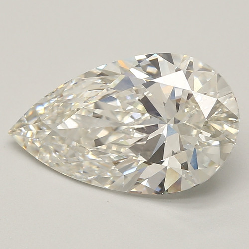 4.54 Carat Pear Lab Grown