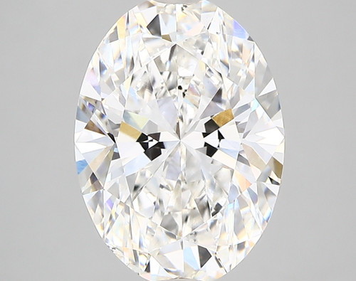 3.67 Carat Oval Lab Grown