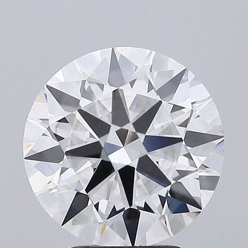 3.45 Carat Round Cut Lab Grown