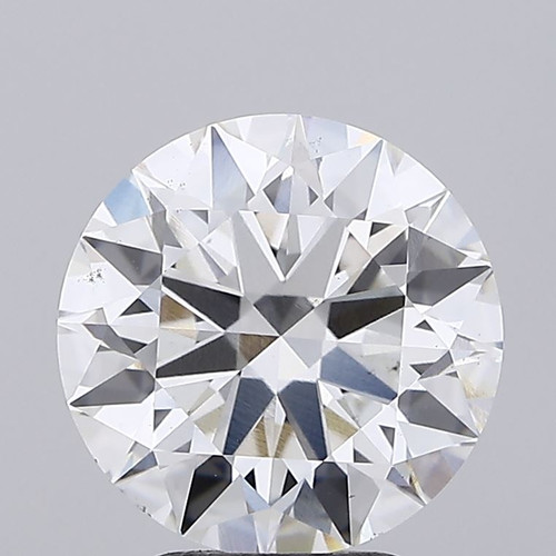 3.58 Carat Round Cut Lab Grown