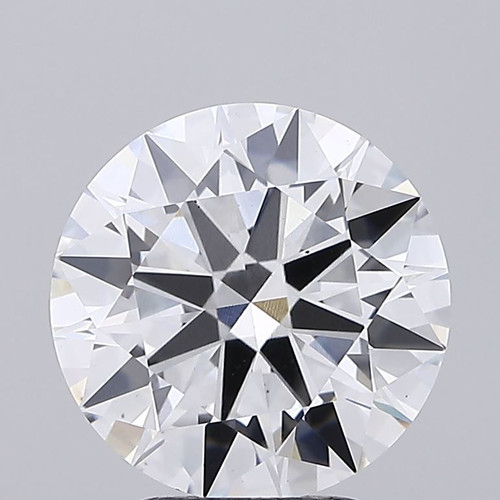3.32 Carat Round Cut Lab Grown
