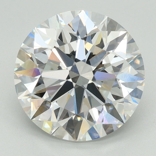 3.18 Carat Round Cut Lab Grown
