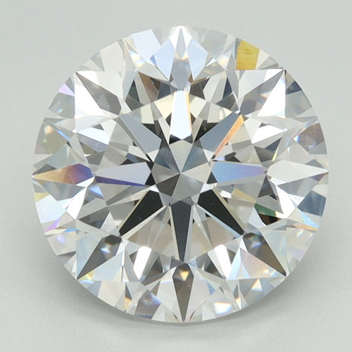 3.51 Carat Round Cut Lab Grown