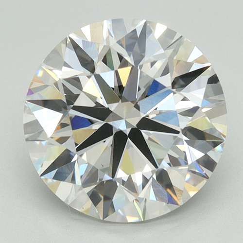 3.17 Carat Round Cut Lab Grown