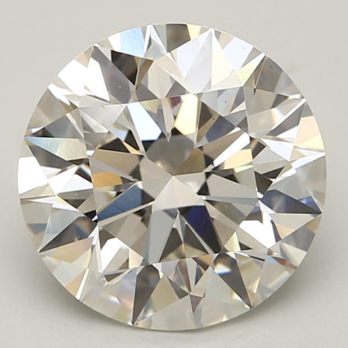 5.52 Carat Round Cut Lab Grown