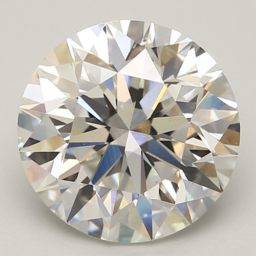 5.37 Carat Round Cut Lab Grown 5.37 Carat Round Cut Lab Grown