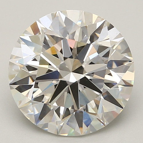 5.14 Carat Round Cut Lab Grown