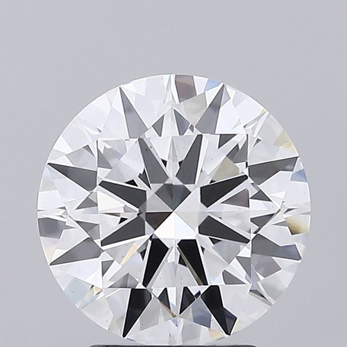 3.23 Carat Round Cut Lab Grown