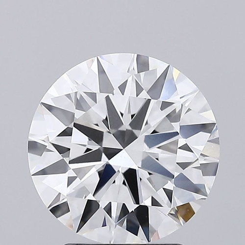 3.17 Carat Round Cut Lab Grown