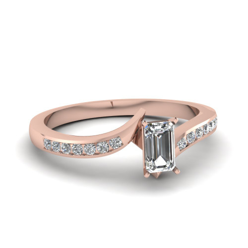 twist channel emerald cut diamond engagement ring in FDENS3094EMR NL RG 30