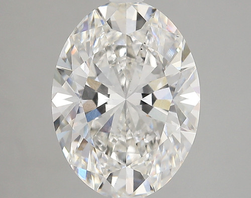 4.44 Carat Oval Lab Grown