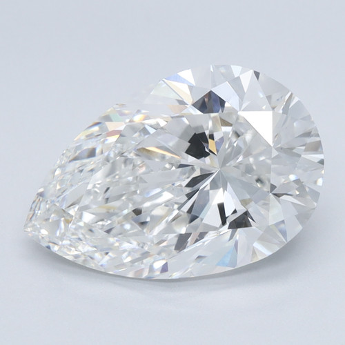 4.03 Carat Pear Lab Grown