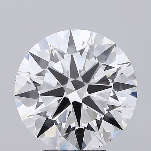 3.16 Carat Round Cut Lab Grown