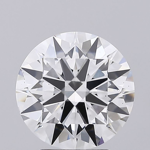 3.56 Carat Round Cut Lab Grown