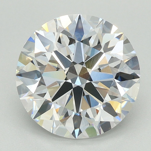 2.61 Carat Round Cut Lab Grown