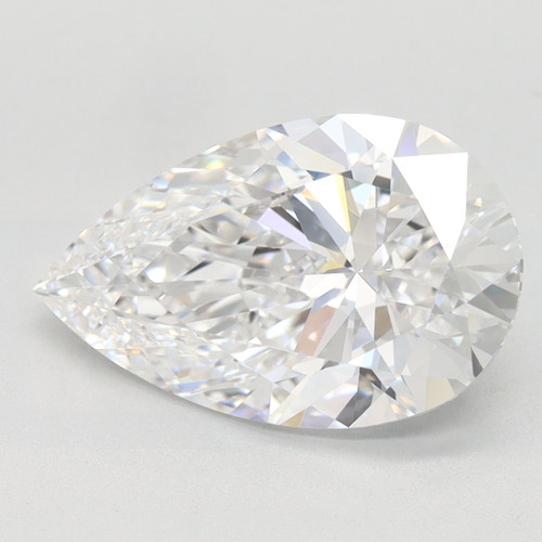 2.96 Carat Pear Lab Grown 2.96 Carat Pear Lab Grown