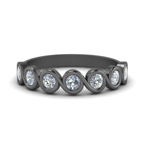 bezel set swirl 0.75 ct. round diamond wedding band in FD123594RO(3.0MM) NL BG.jpg