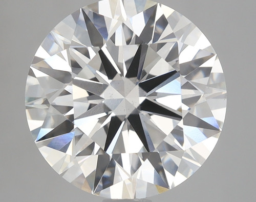 4.58 Carat Round Cut Lab Grown