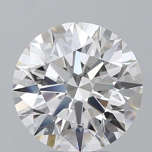 3.84 Carat Round Cut Lab Grown