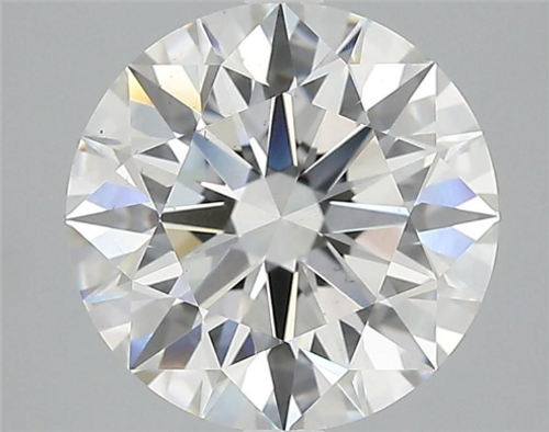 3.51 Carat Round Cut Lab Grown