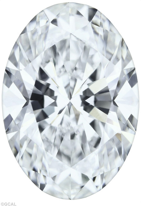 2.63 Carat Oval Lab Grown