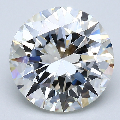 3.77 Carat Round Cut Diamond