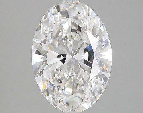 3.78 Carat Oval Lab Grown