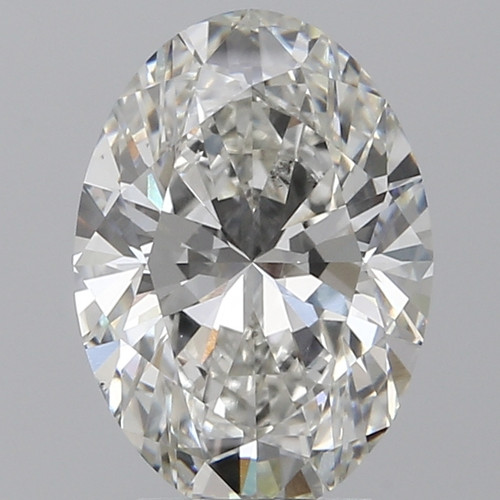 3.74 Carat Oval Lab Grown