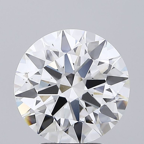 3.26 Carat Round Cut Lab Grown 3.26 Carat Round Cut Lab Grown