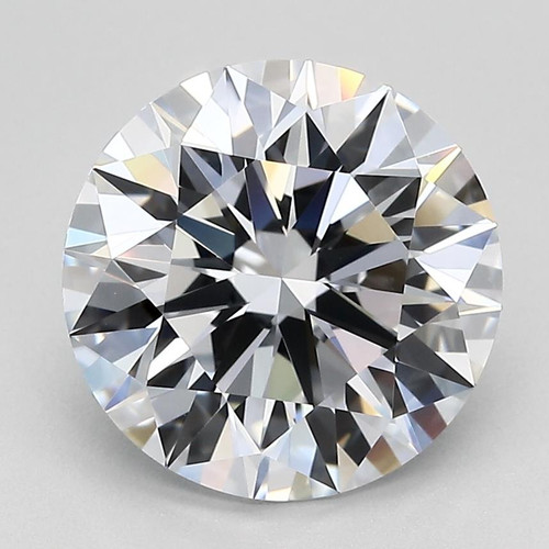 3.09 Carat Round Cut Lab Grown