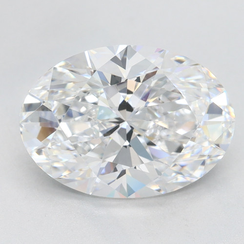 2.87 Carat Oval Lab Grown