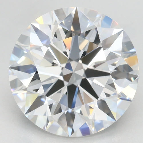 4.07 Carat Round Cut Lab Grown