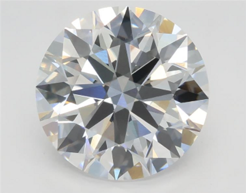3.07 Carat Round Cut Lab Grown