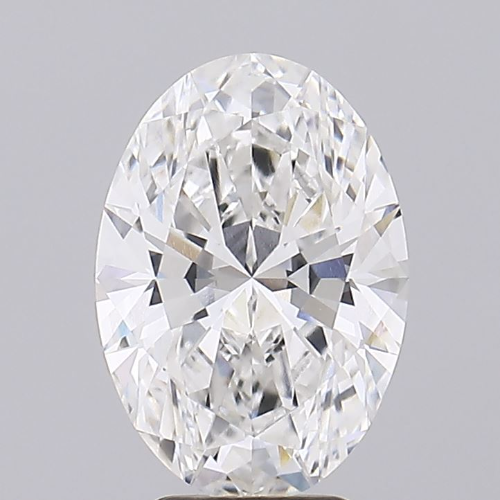 3.07 Carat Oval Lab Grown
