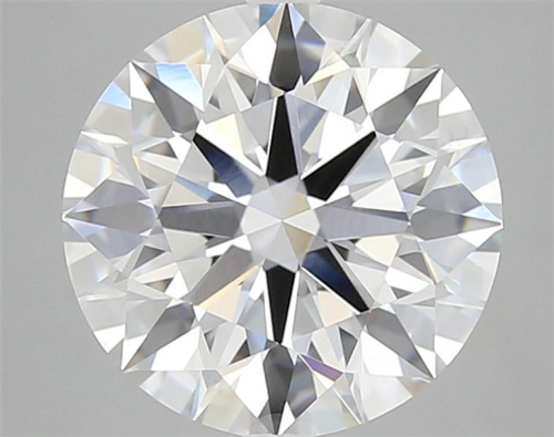 4.55 Carat Round Cut Lab Grown