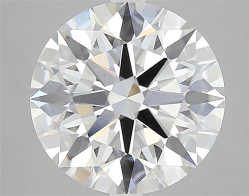 4.34 Carat Round Cut Lab Grown