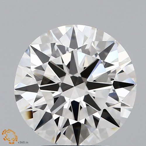 2.81 Carat Round Cut Lab Grown