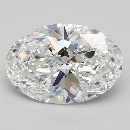 3.04 Carat Oval Lab Grown