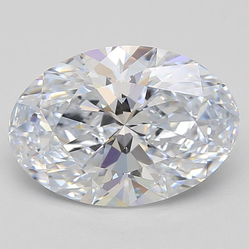 2.96 Carat Oval Lab Grown