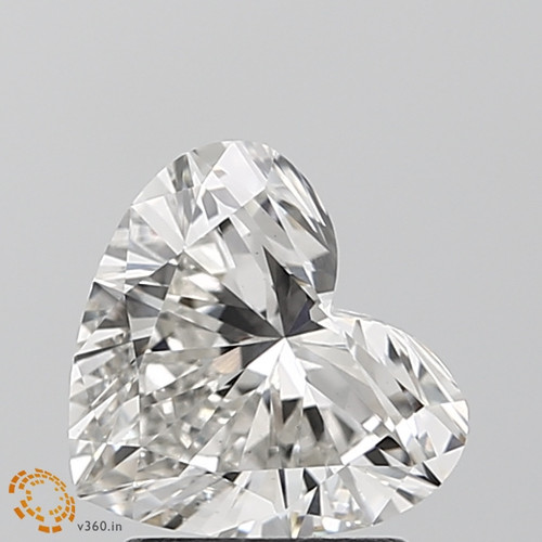 1.60 Carat Heart Lab Grown