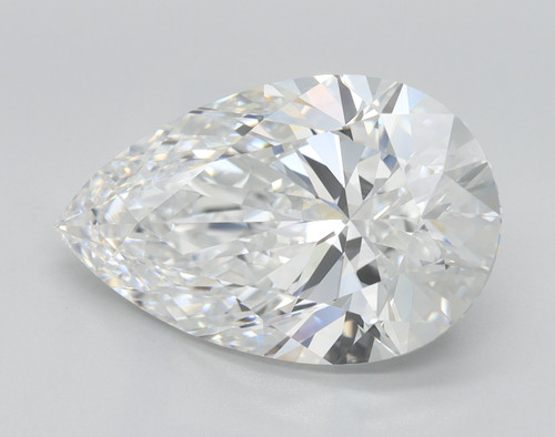 4.54 Carat Pear Lab Grown
