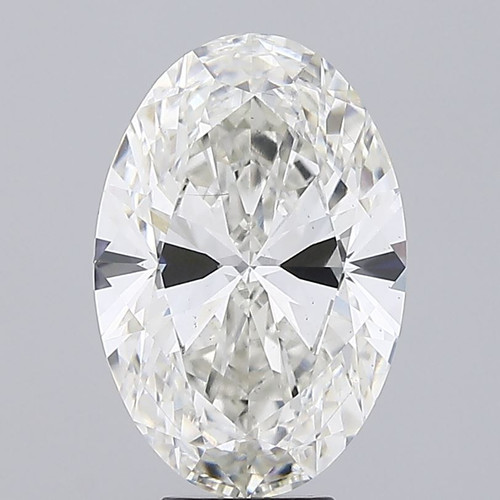 6.66 Carat Oval Lab Grown