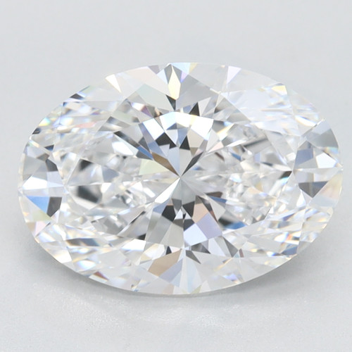2.96 Carat Oval Lab Grown