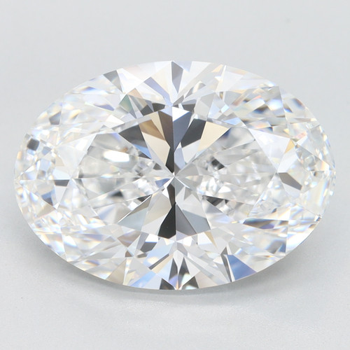 5.61 Carat Oval Lab Grown