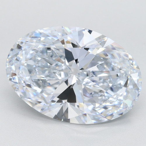 6.52 Carat Oval Lab Grown