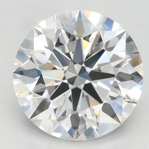 3.58 Carat Round Cut Lab Grown